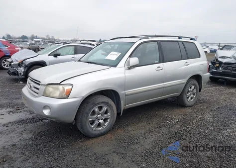 2005 Toyota Highlander V6 from USA, damaged, VIN JTEGP21A450069578